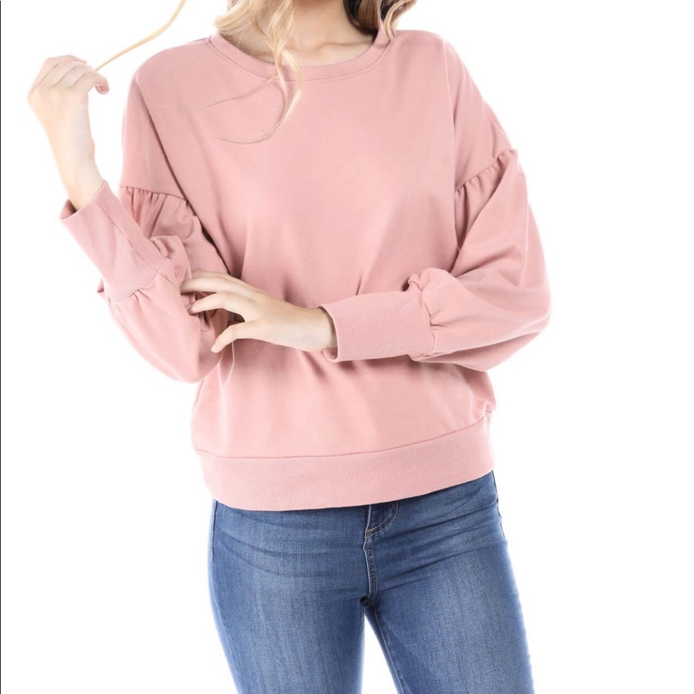 Scoop Neck Long Sleeve Sweater